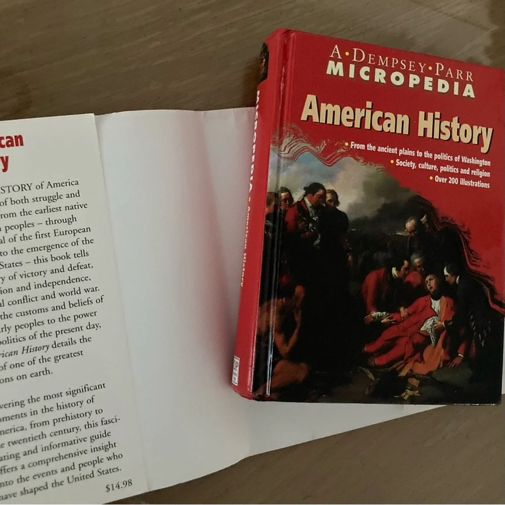 Vintage Book: A DEMPSEY PARR MICROPEDIA “American History” Copyright 1999